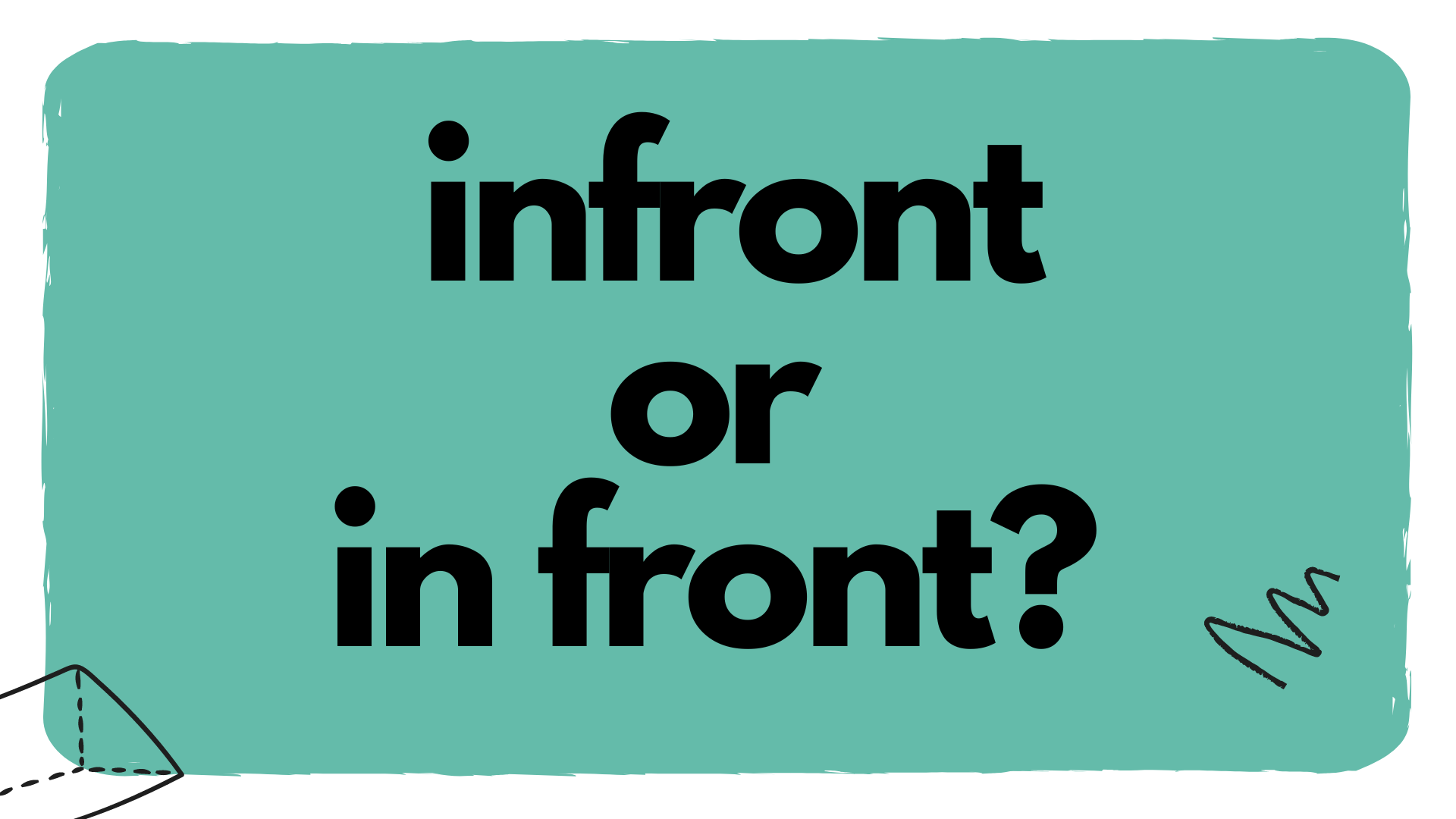 Infront or In Front: Which is Correct?