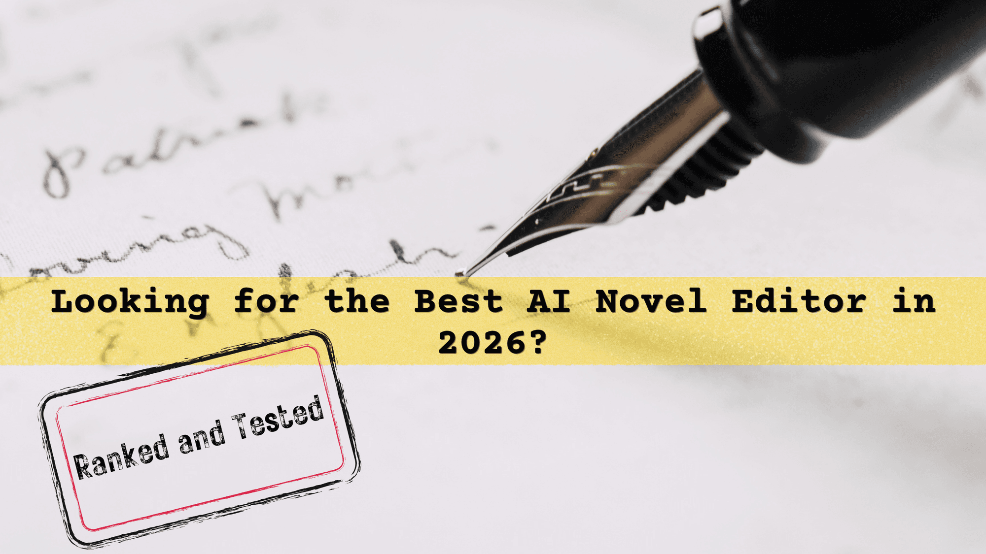 This Is The Best AI Novel Editor in 2026:Tested and Reviewed