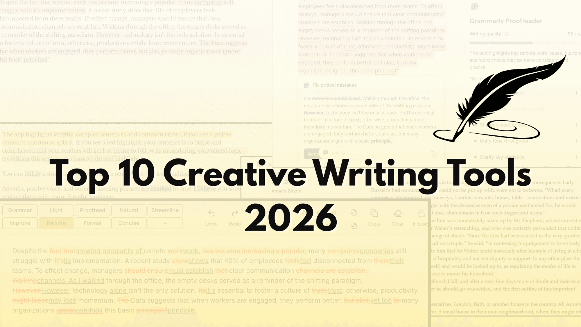 Top 10 creative writing tools for 2026