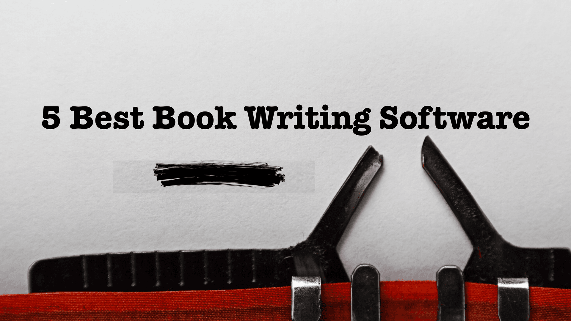 5 Best Book Writing Software | editGPT
